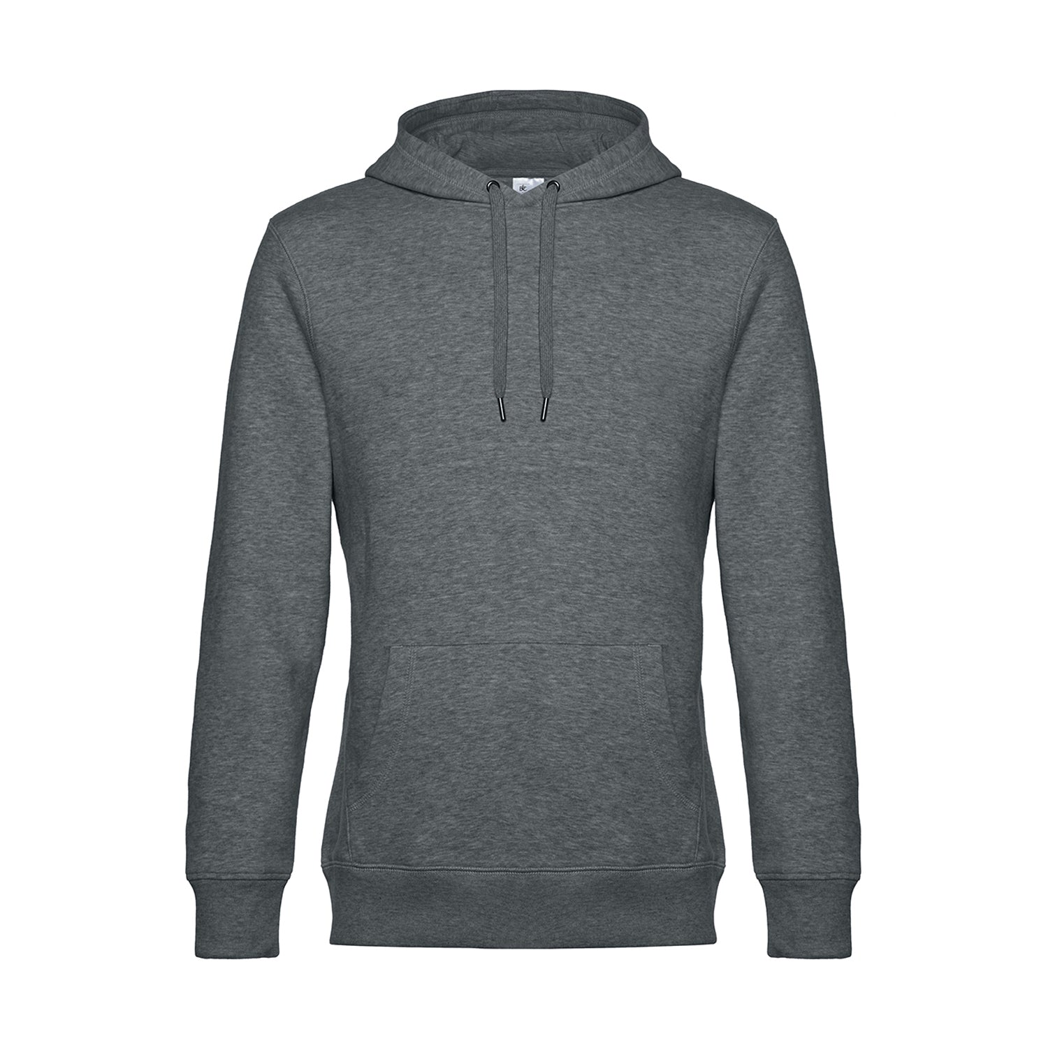 Mid Grey Heather - Front - B&C Mens King Hoodie