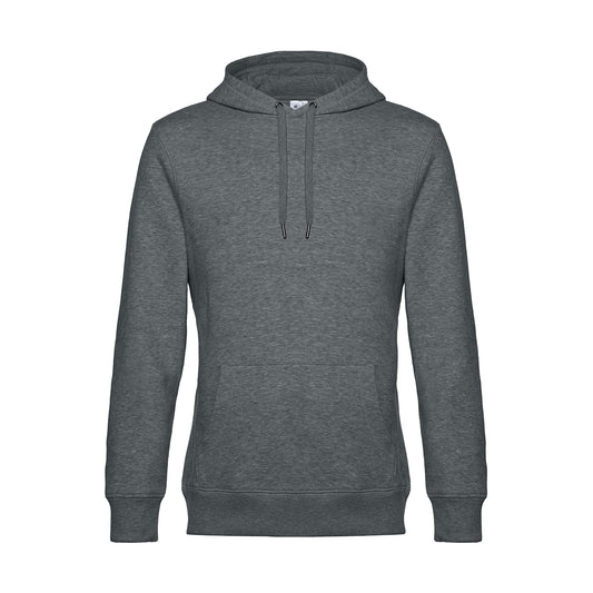 Mid Grey Heather - Front - B&C Mens King Hoodie