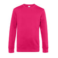 Magenta Pink - Front - B&C Mens King Crew Neck Jumper