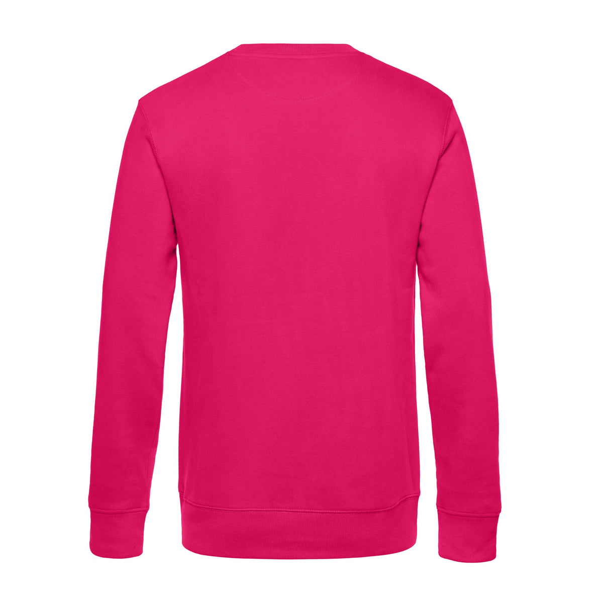 Magenta Pink - Back - B&C Mens King Crew Neck Jumper