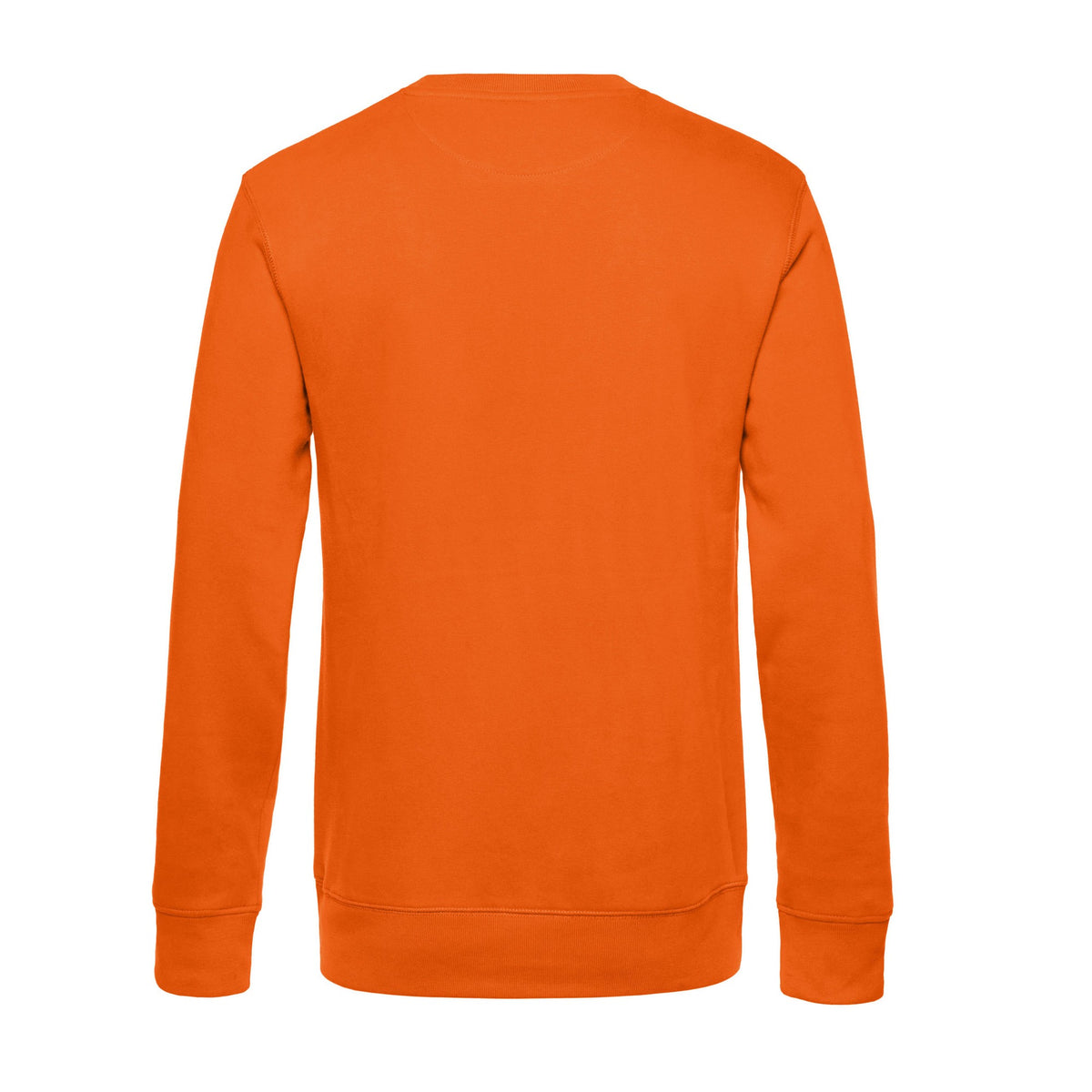Pure Orange - Back - B&C Mens King Crew Neck Jumper