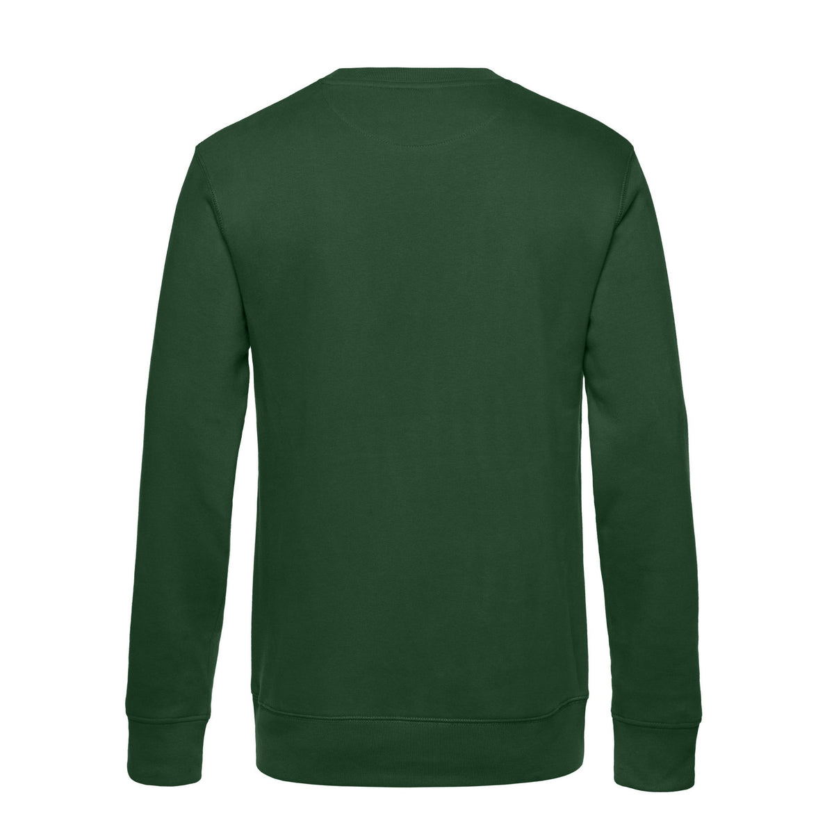 Bottle Green - Back - B&C Mens King Crew Neck Jumper