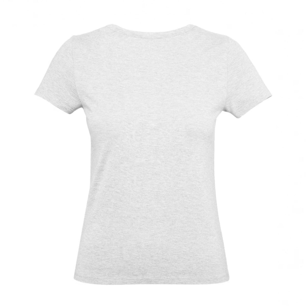 Ash - Back - B&C Womens-Ladies #E190 Ringspun Cotton T-Shirt