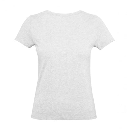 Ash - Back - B&C Womens-Ladies #E190 Ringspun Cotton T-Shirt