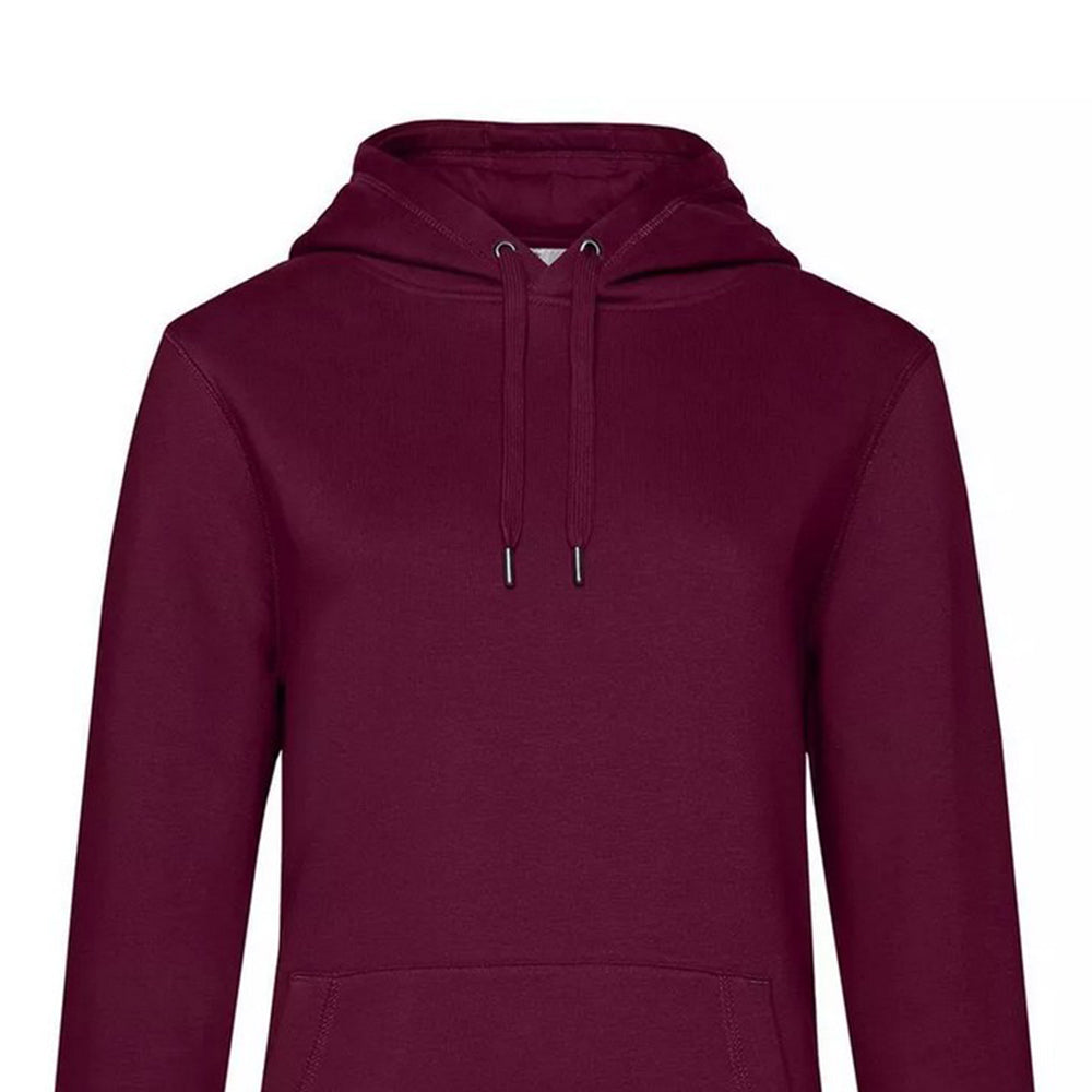 Dark Cherry - Back - B&C Womens-Ladies Queen Hoodie