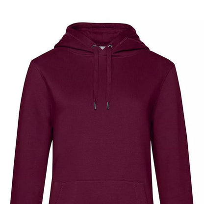 Dark Cherry - Back - B&C Womens-Ladies Queen Hoodie