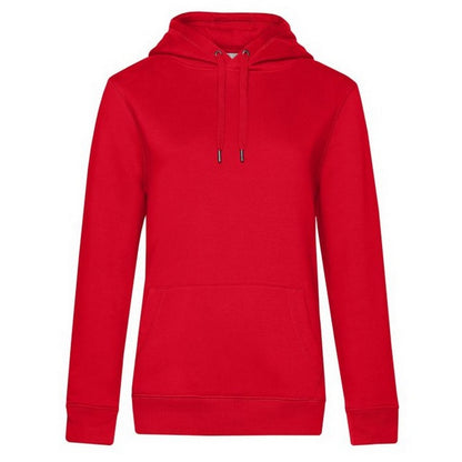 Red - Front - B&C Womens-Ladies Queen Hoodie