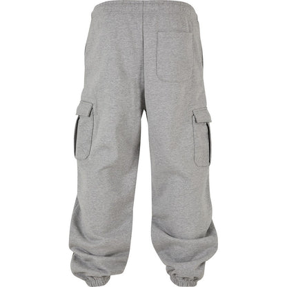 Heather Grey - Back - Build Your Brand Mens 90s Jogging Bottoms
