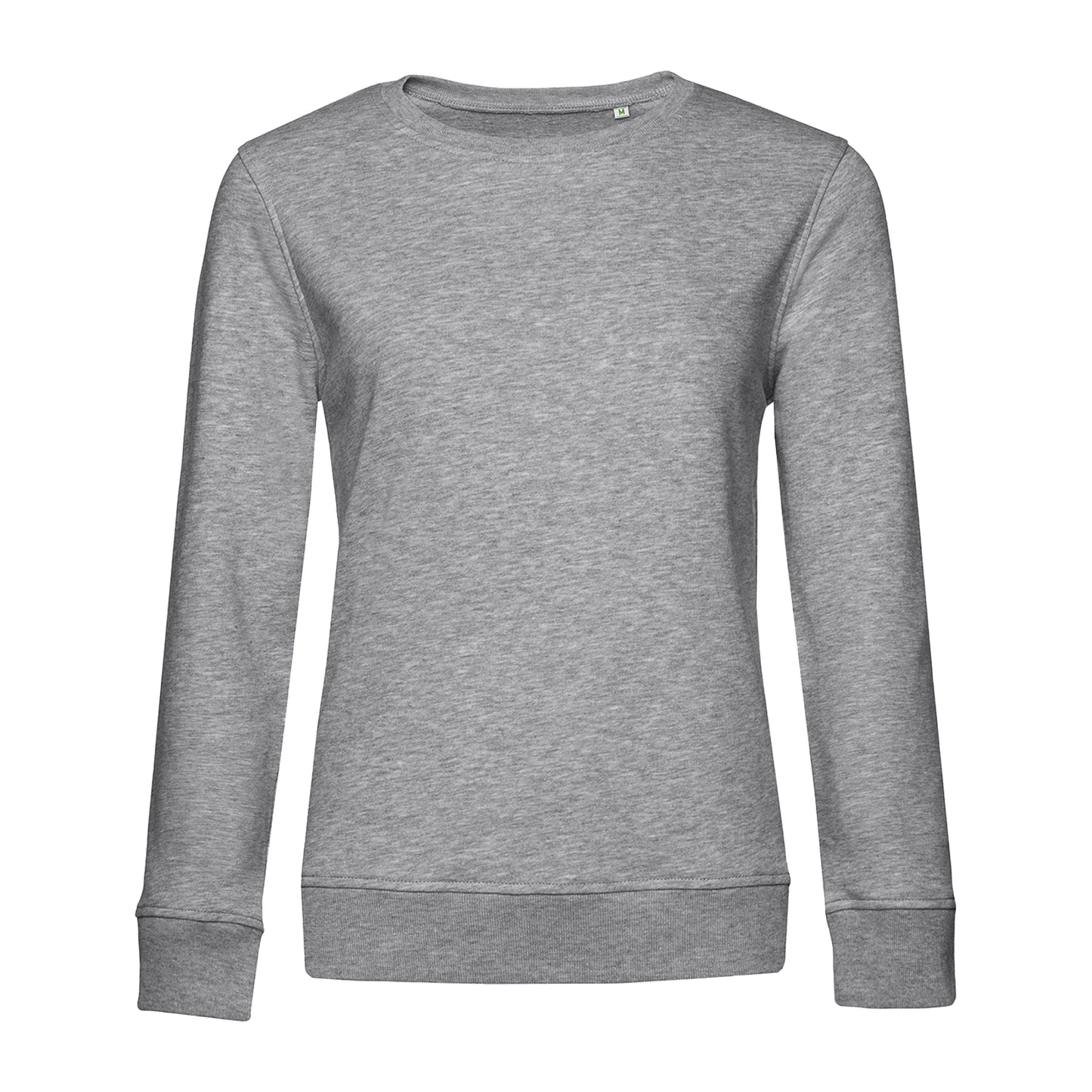 Heather Grey - Front - B&C Womens-Ladies Inspire Crew Neck Jumper