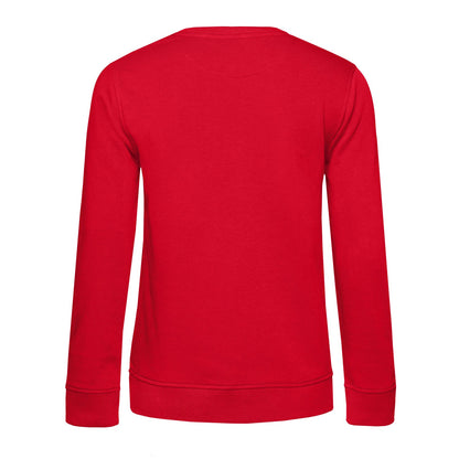 Red - Back - B&C Womens-Ladies Inspire Crew Neck Jumper