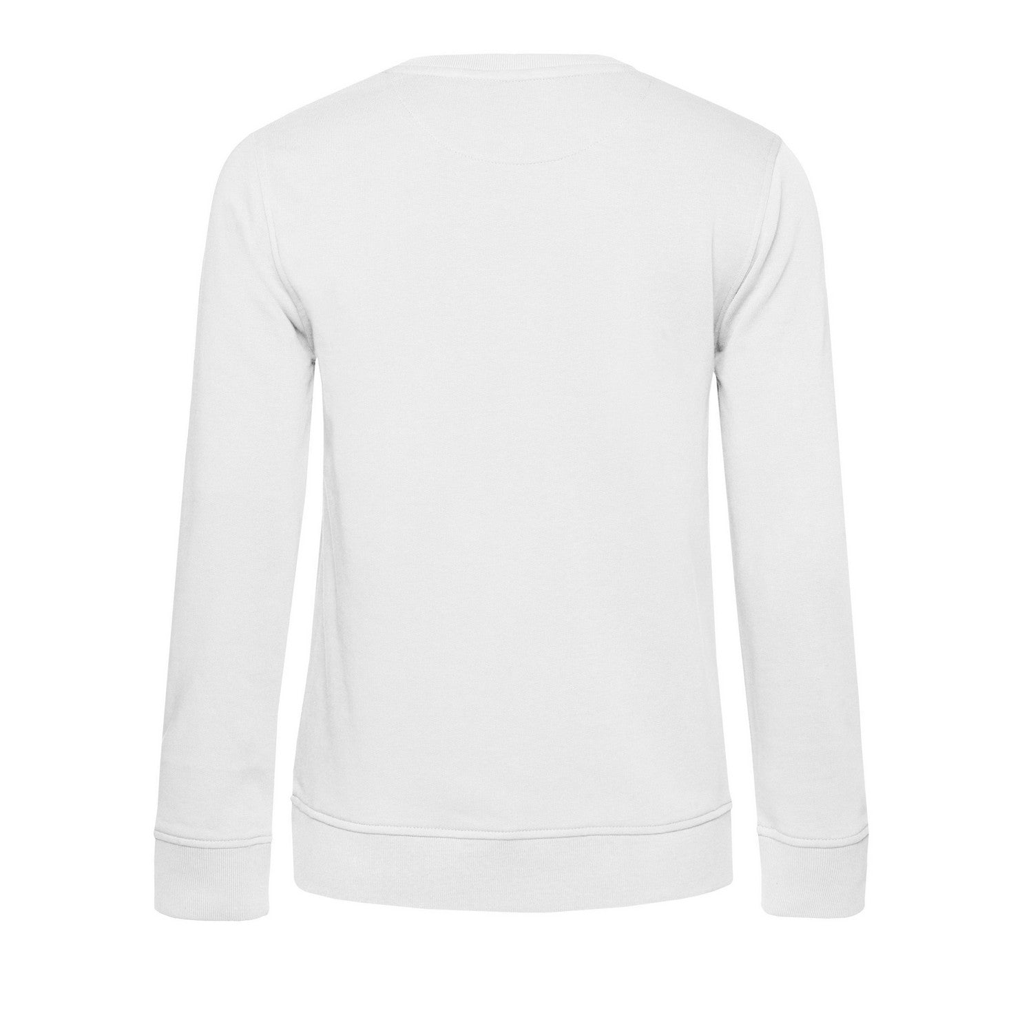 White - Back - B&C Womens-Ladies Inspire Crew Neck Jumper
