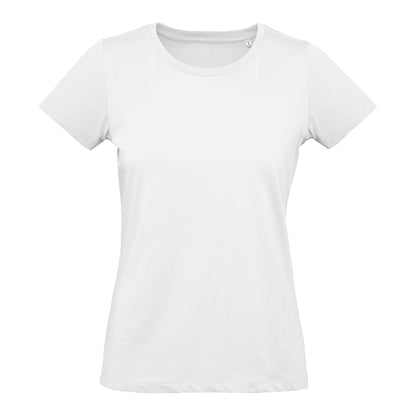 White - Front - B&C Womens-Ladies Inspire Plus T T-Shirt