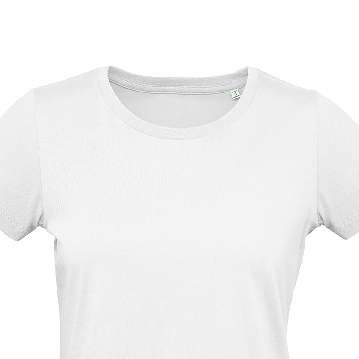 White - Back - B&C Womens-Ladies Inspire Plus T T-Shirt