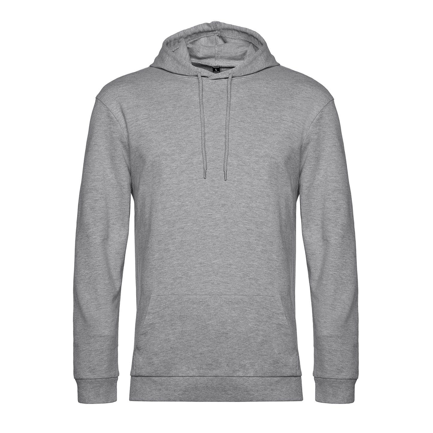 Heather Grey - Front - B&C Mens # Hoodie