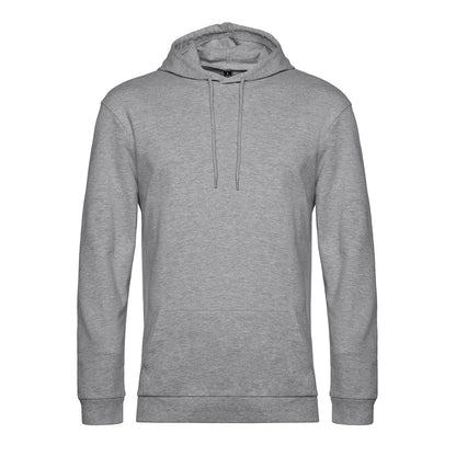 Heather Grey - Front - B&C Mens # Hoodie