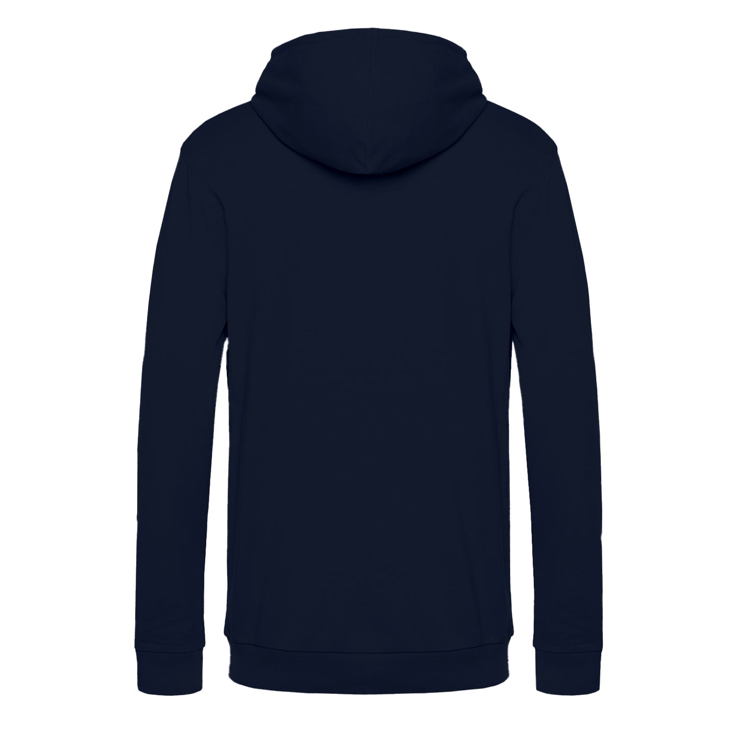 Navy Blue - Back - B&C Mens # Hoodie