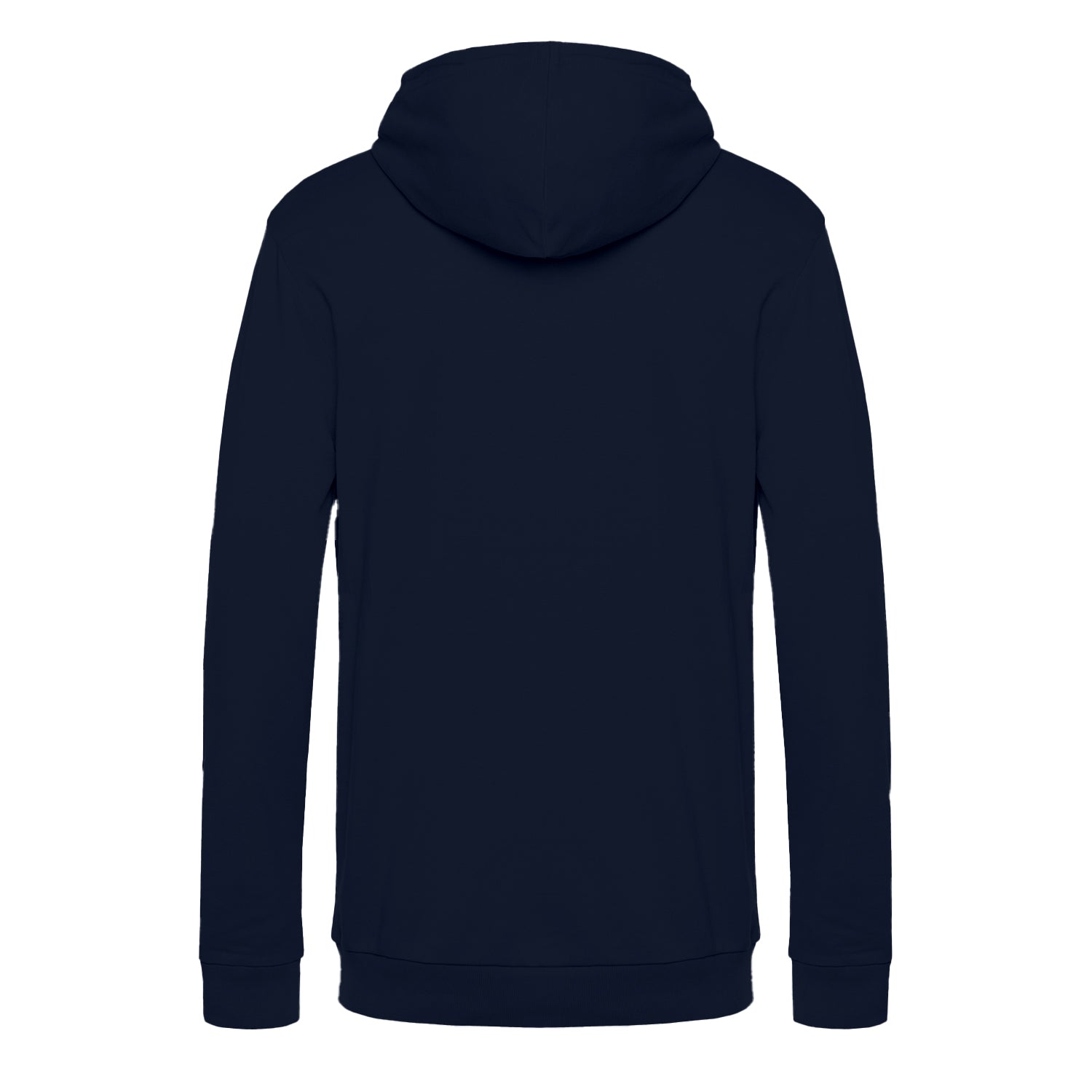 Navy Blue - Back - B&C Mens # Hoodie