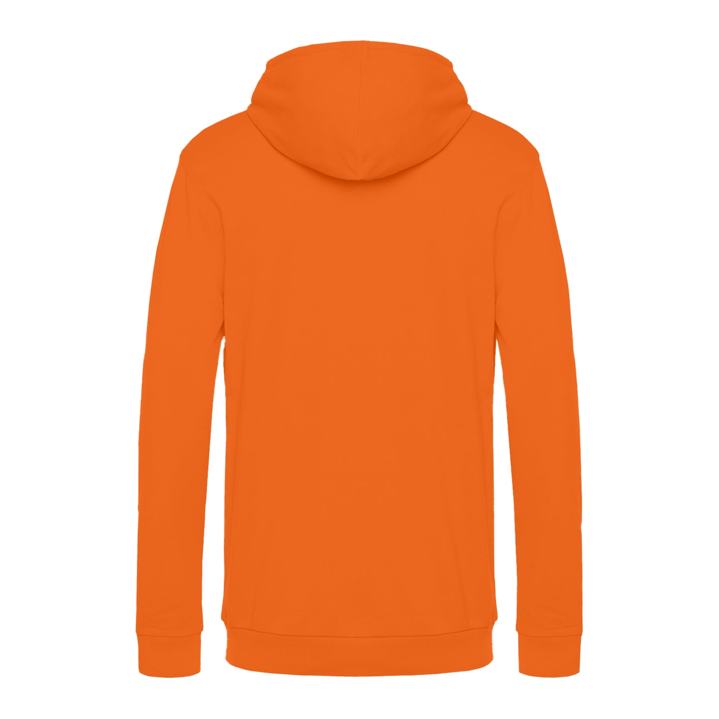 Pure Orange - Back - B&C Mens # Hoodie