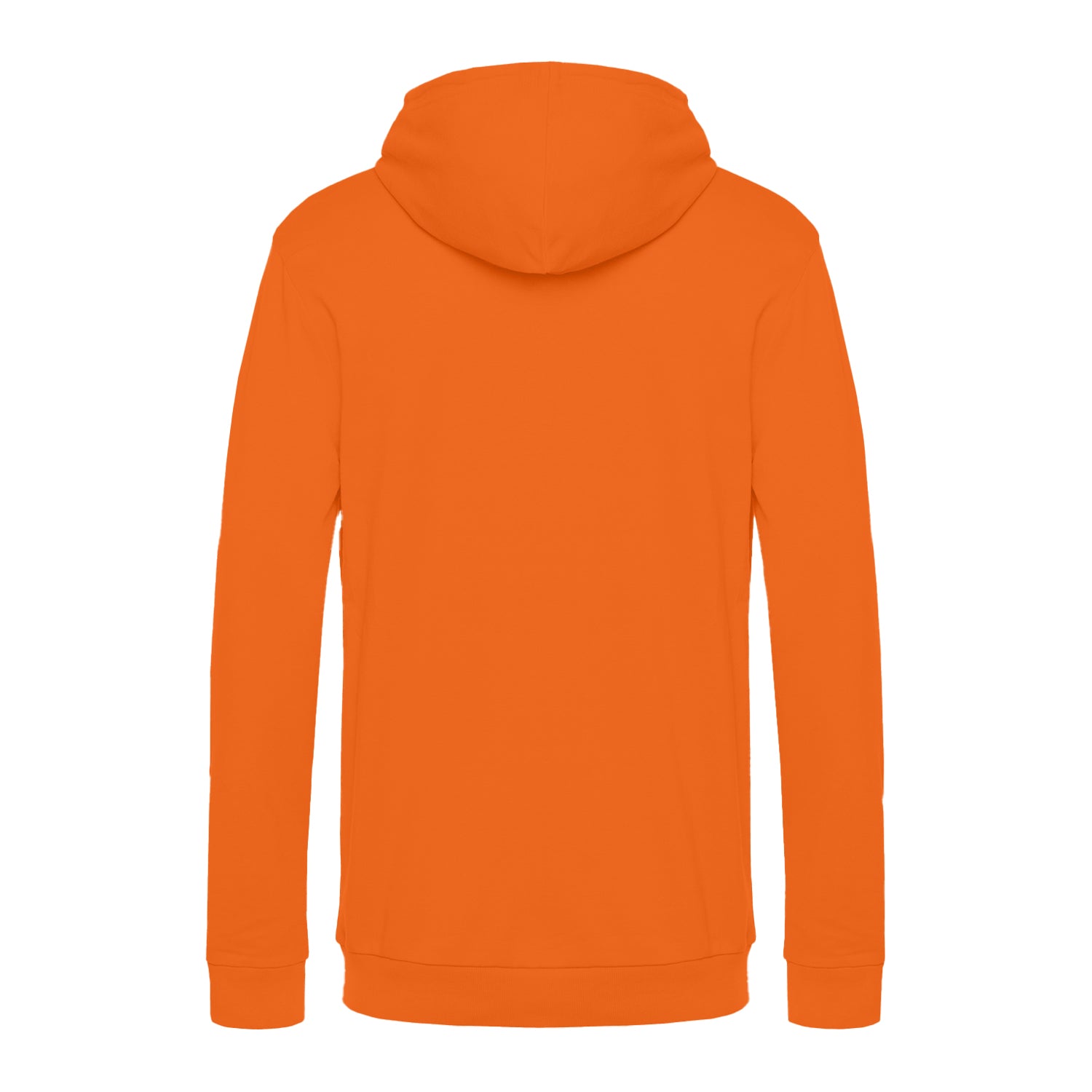 Pure Orange - Back - B&C Mens # Hoodie
