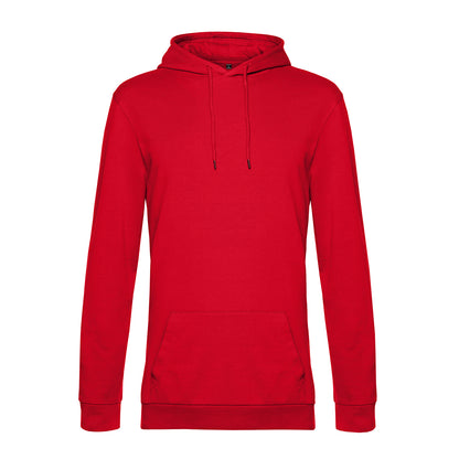 Red - Front - B&C Mens # Hoodie