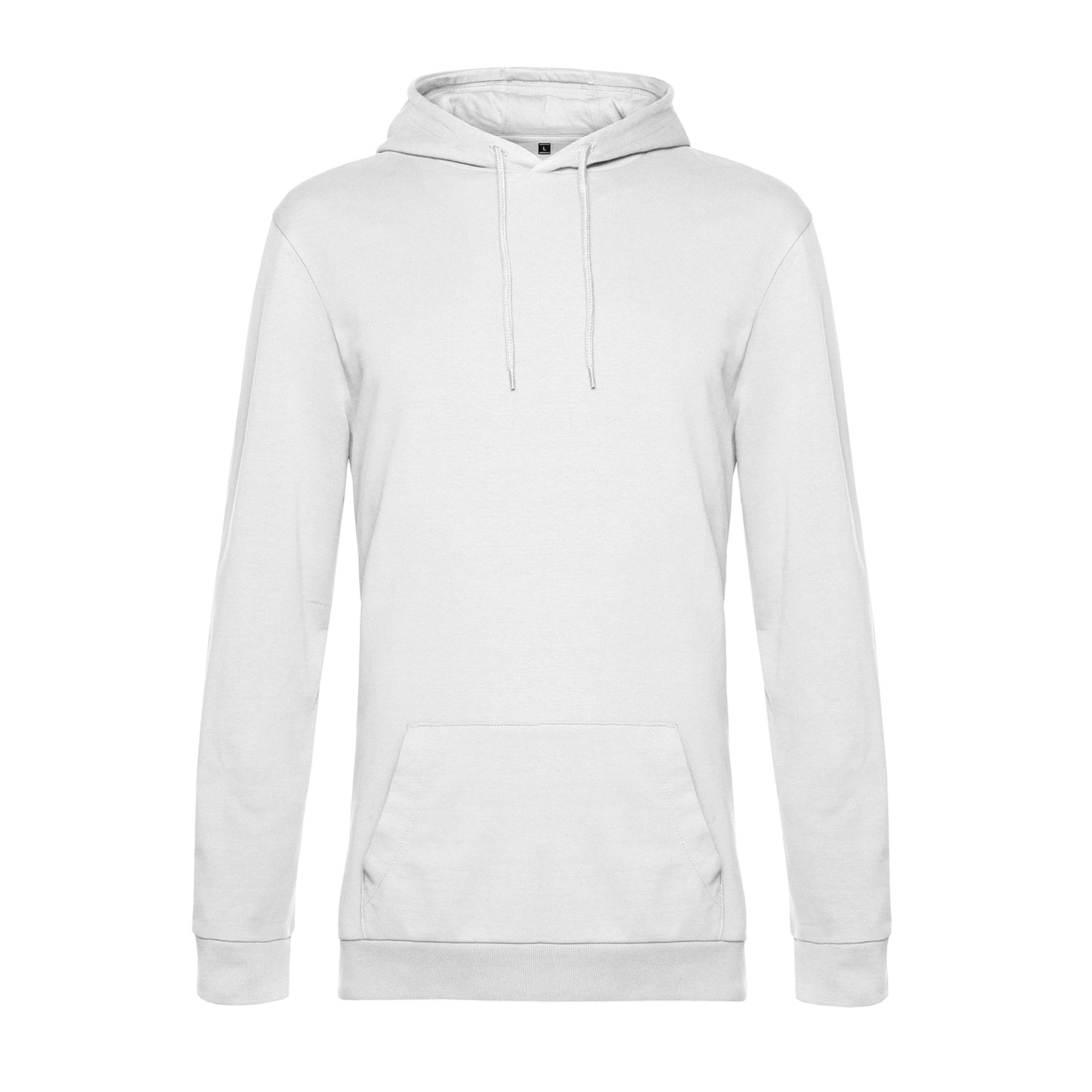 White - Front - B&C Mens # Hoodie