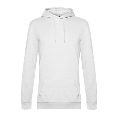 White - Front - B&C Mens # Hoodie