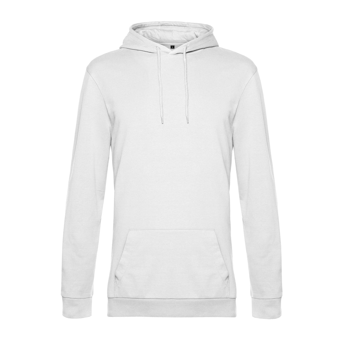 White - Front - B&C Mens # Hoodie