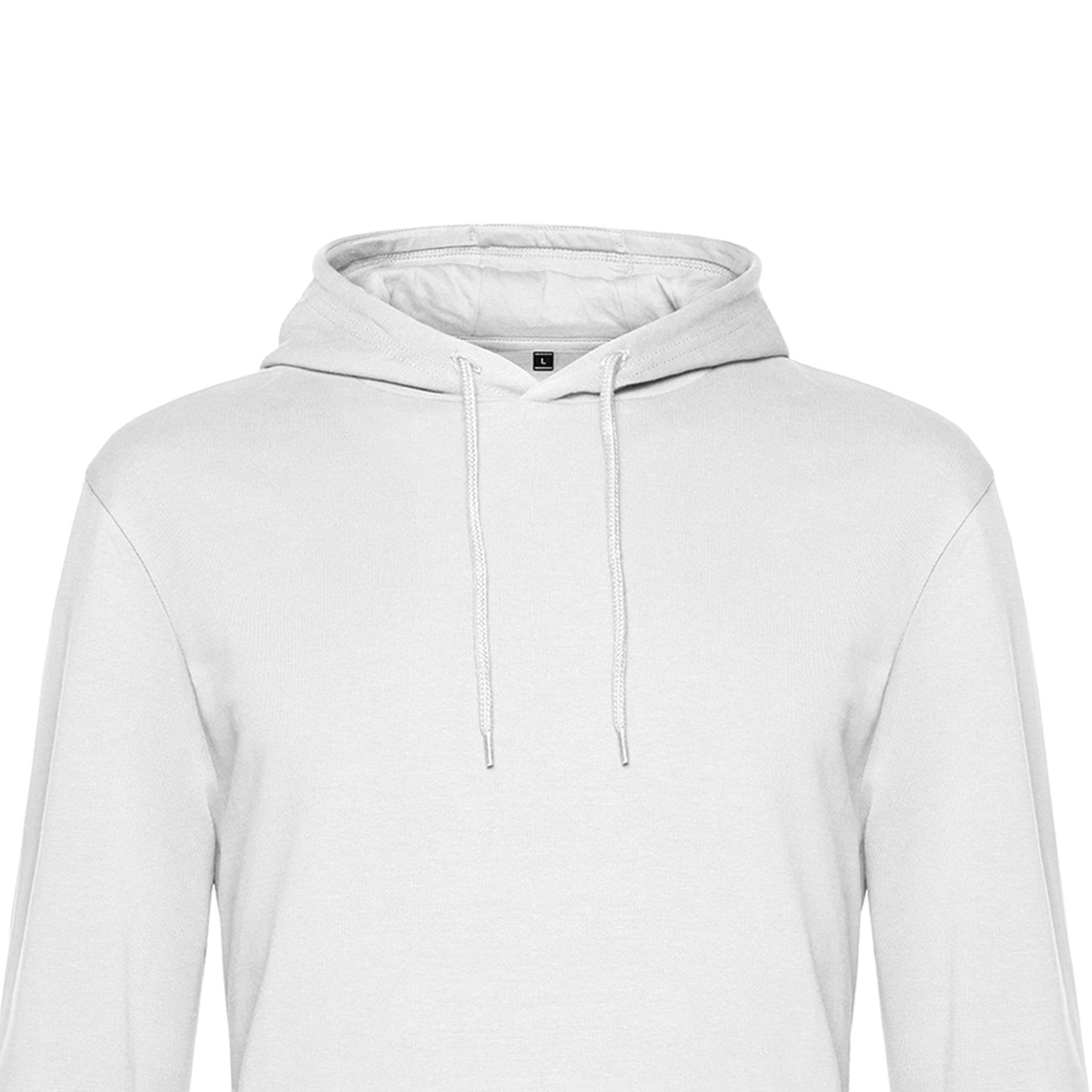 White - Back - B&C Mens # Hoodie