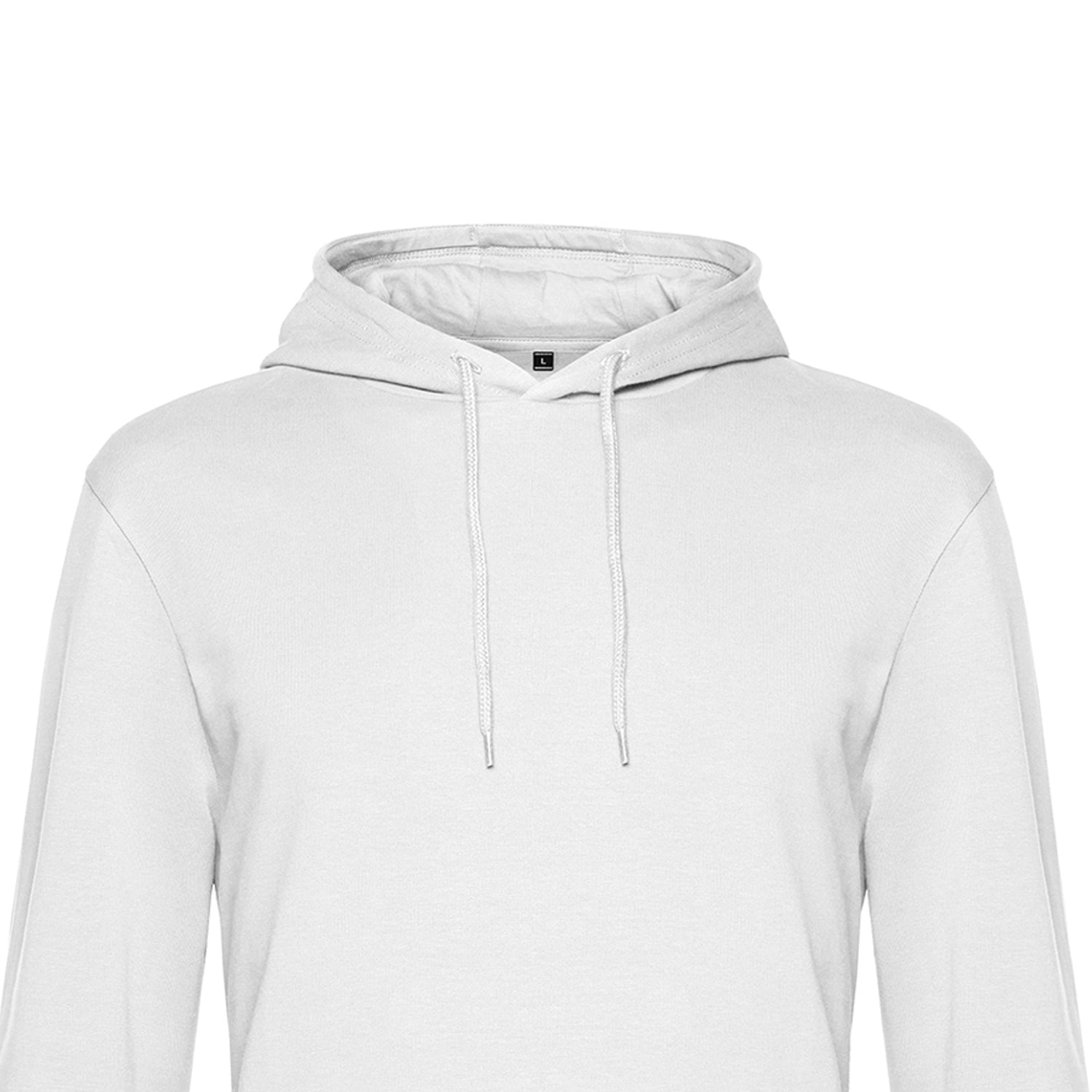 White - Back - B&C Mens # Hoodie