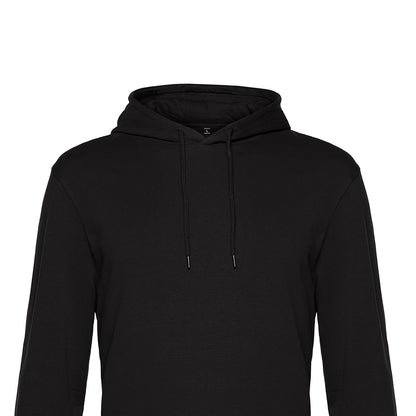 Black Pure - Back - B&C Mens # Hoodie
