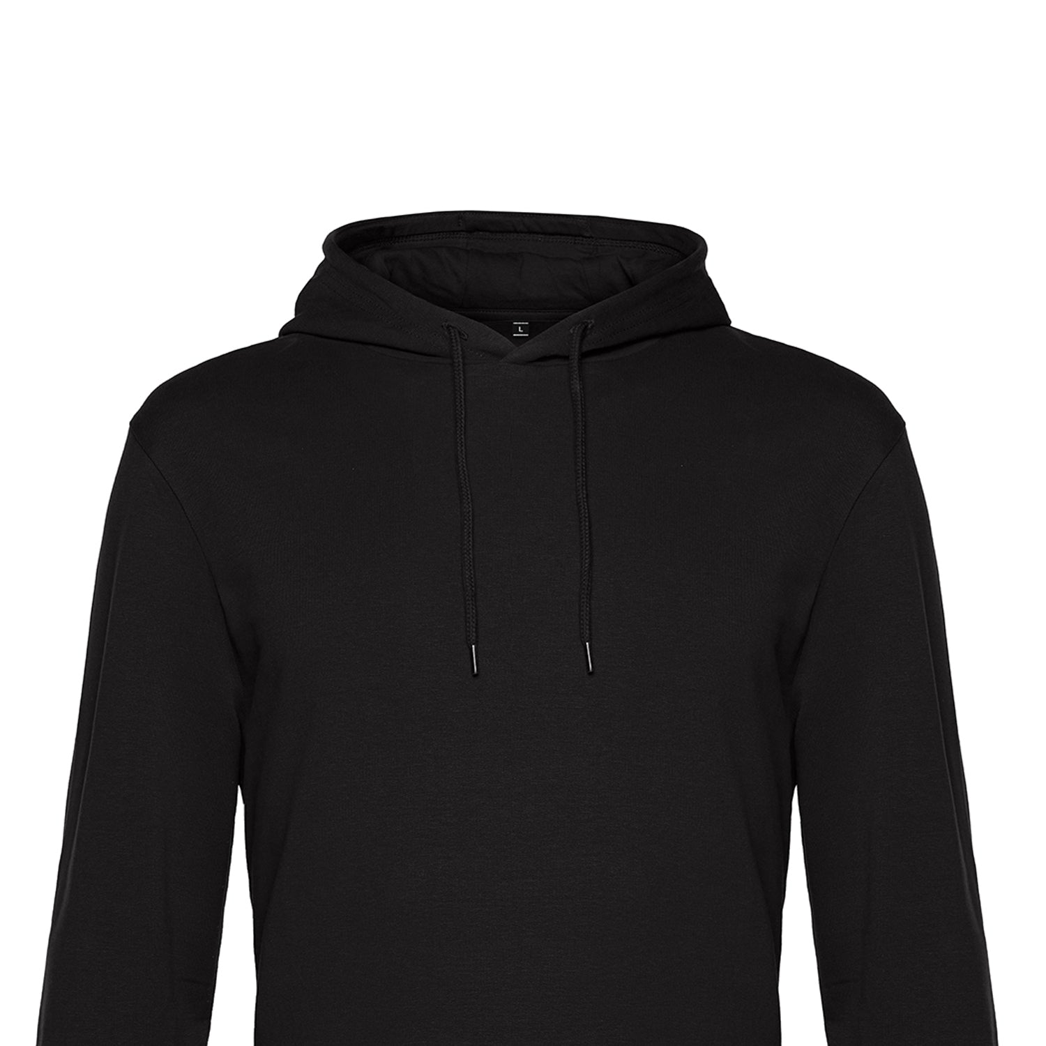 Black Pure - Back - B&C Mens # Hoodie