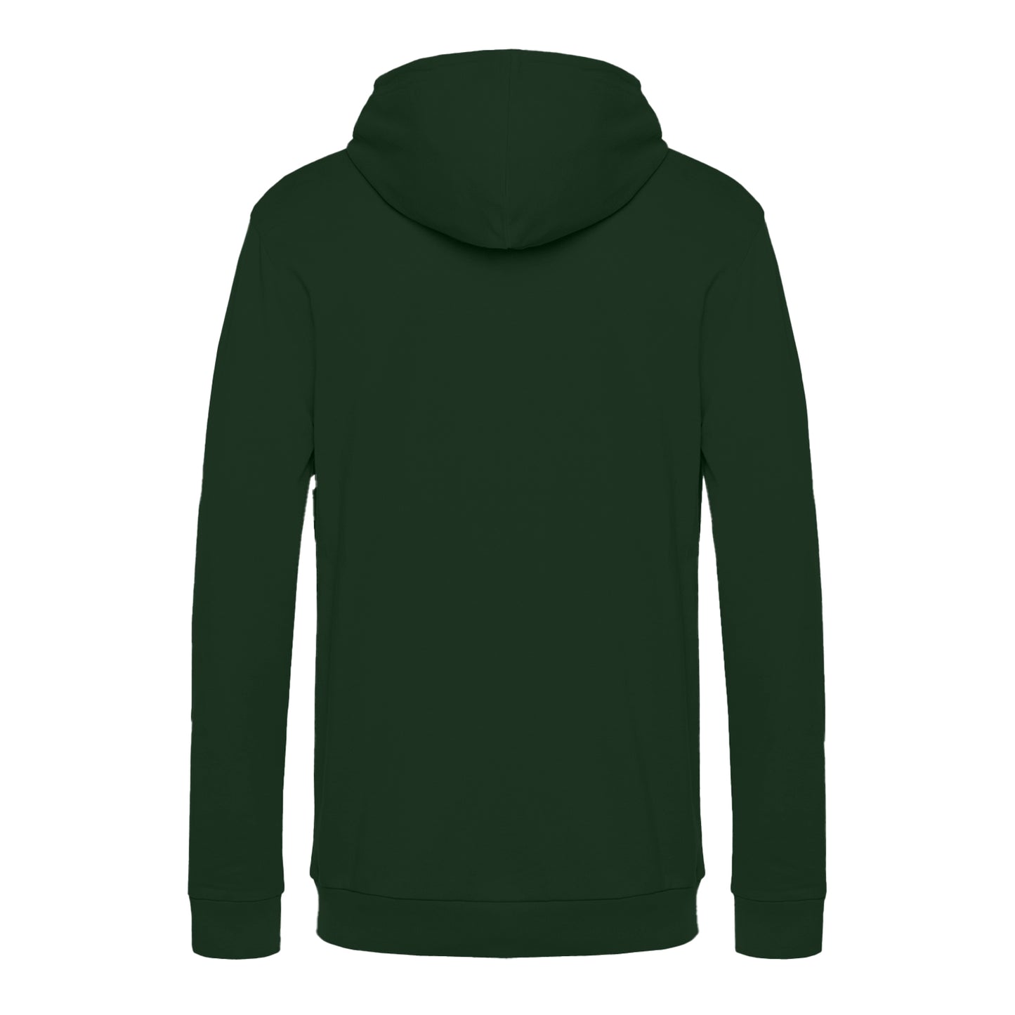 Forest Green - Back - B&C Mens # Hoodie
