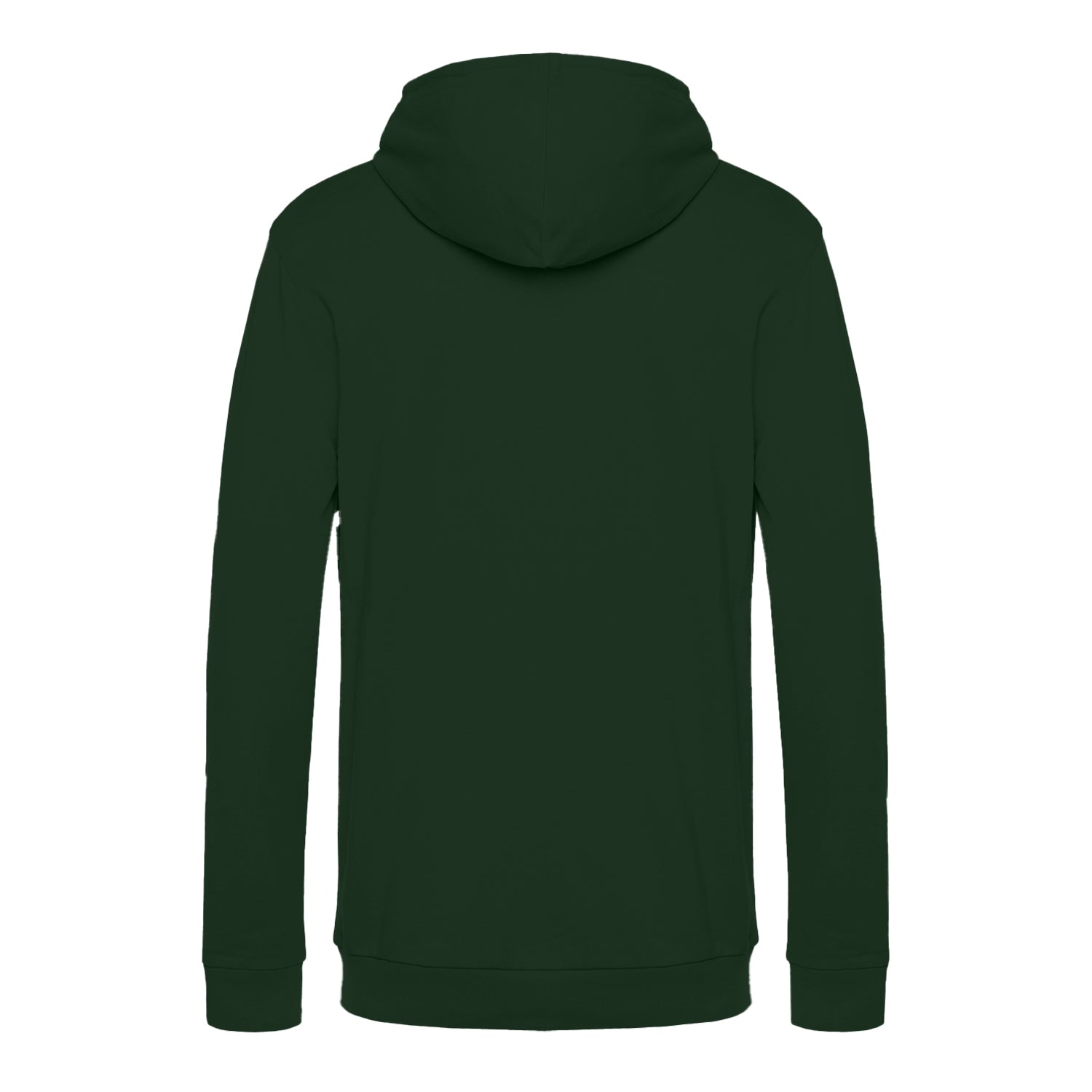 Forest Green - Back - B&C Mens # Hoodie