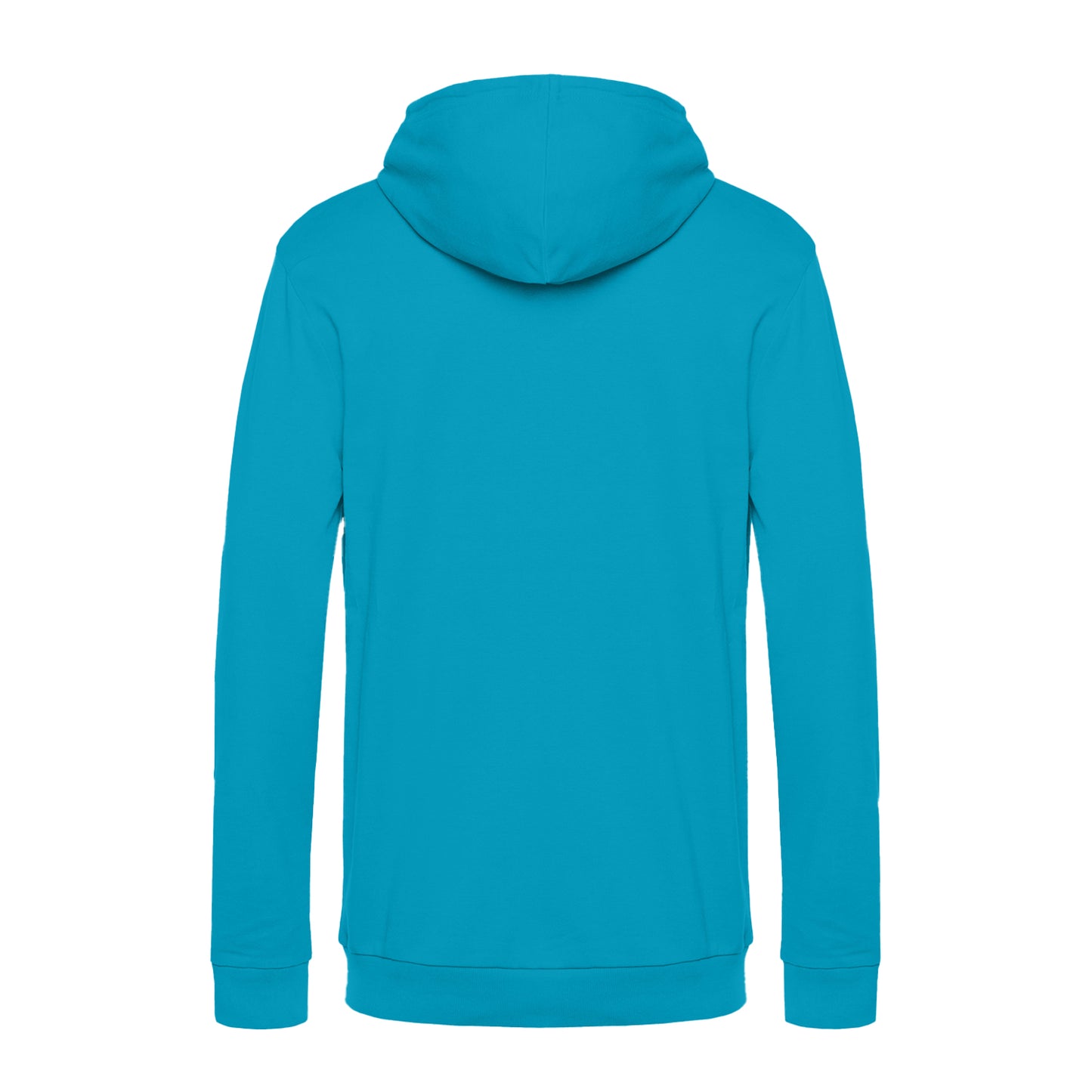 Hawaiian Blue - Back - B&C Mens # Hoodie