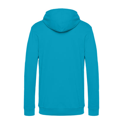 Hawaiian Blue - Back - B&C Mens # Hoodie