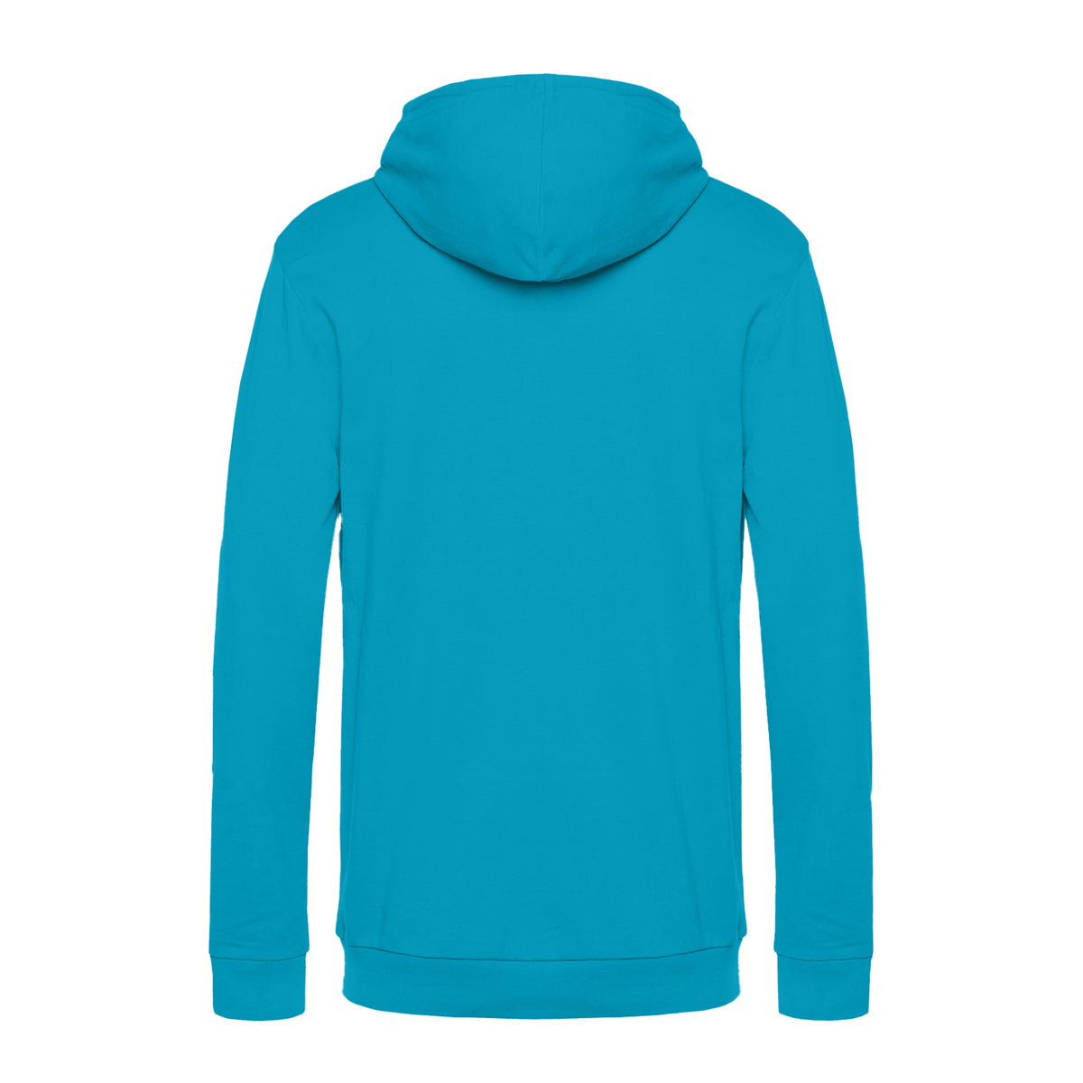 Hawaiian Blue - Back - B&C Mens # Hoodie