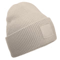 Natural Stone - Front - Beechfield Tonal Patch Beanie