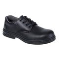 Black - Front - Portwest Unisex Steelite Laced Safety Shoes S2 (FW80) - Workwear