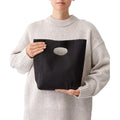 Black - Back - Nutshell Premium Recycled Lunch Bag