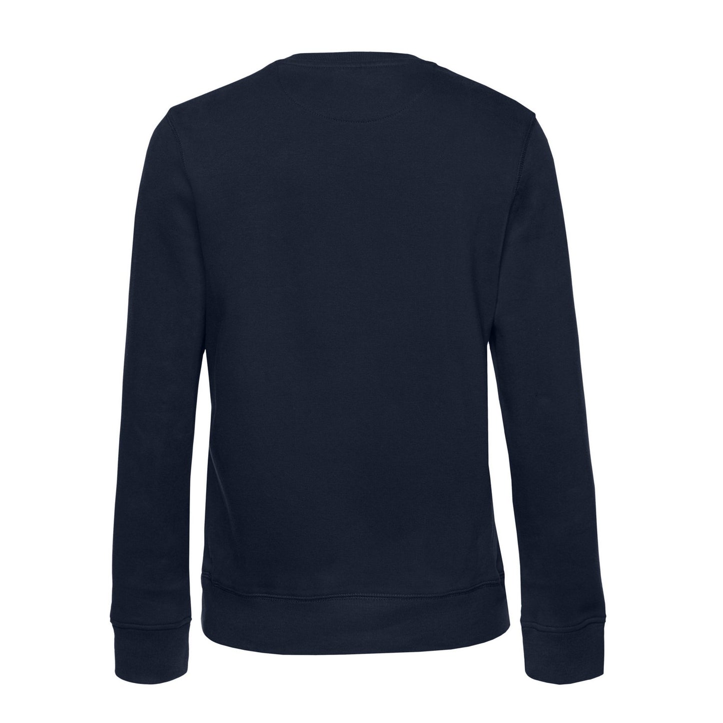 Navy - Back - B&C Womens-Ladies Queen Crew Neck Sweatshirt