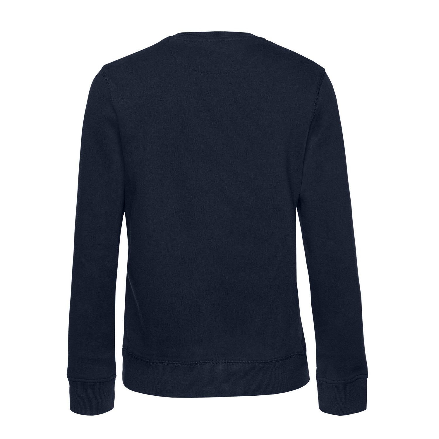 Navy - Back - B&C Womens-Ladies Queen Crew Neck Sweatshirt