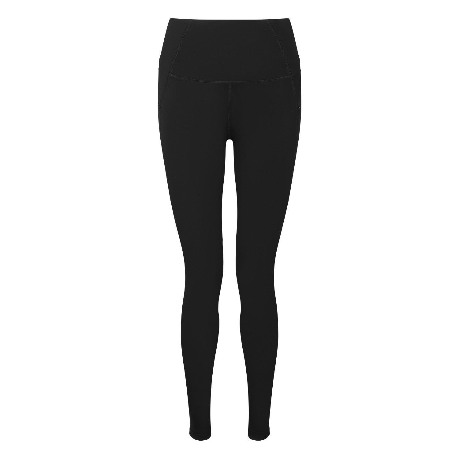 Black - Front - TriDri Womens-Ladies Elements Recycled Leggings