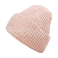 Strawberry Haze - Back - Beechfield Chunky Knit Reverse Patch Beanie