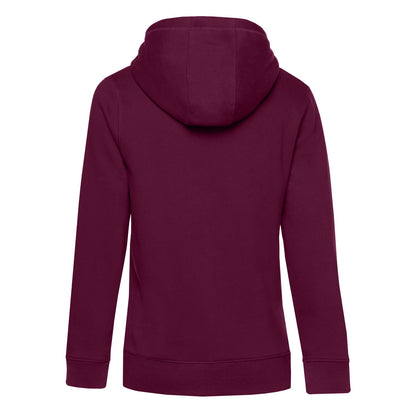 Dark Cherry - Back - B&C Womens-Ladies Queen Full Zip Hoodie