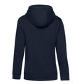 Navy Blue - Back - B&C Womens-Ladies Queen Full Zip Hoodie