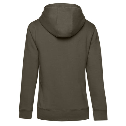 Khaki Brown - Back - B&C Womens-Ladies Queen Full Zip Hoodie