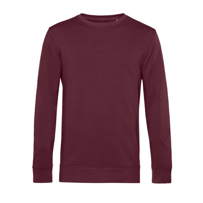 Burgundy - Front - B&C Mens Inspire Jumper