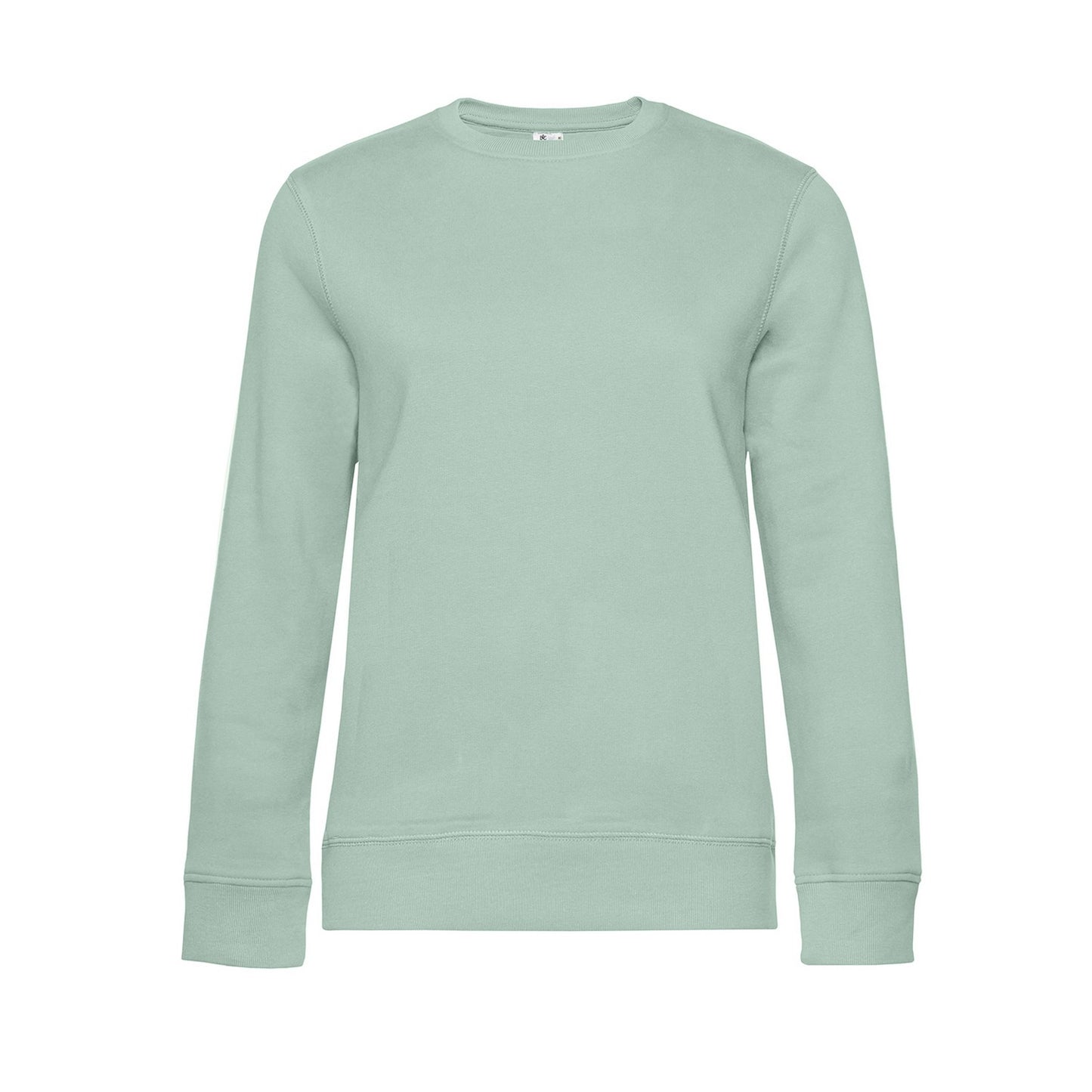 Aqua Green - Front - B&C Womens-Ladies Queen Crew Neck Jumper