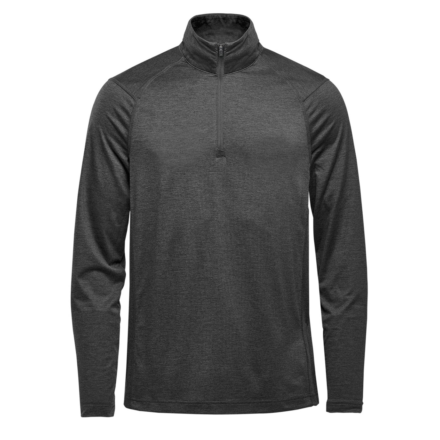 Heather Charcoal - Front - Stormtech Mens Milano Quarter Zip Jumper