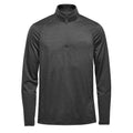Heather Charcoal - Front - Stormtech Mens Milano Quarter Zip Jumper